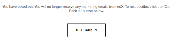 Opt back in button