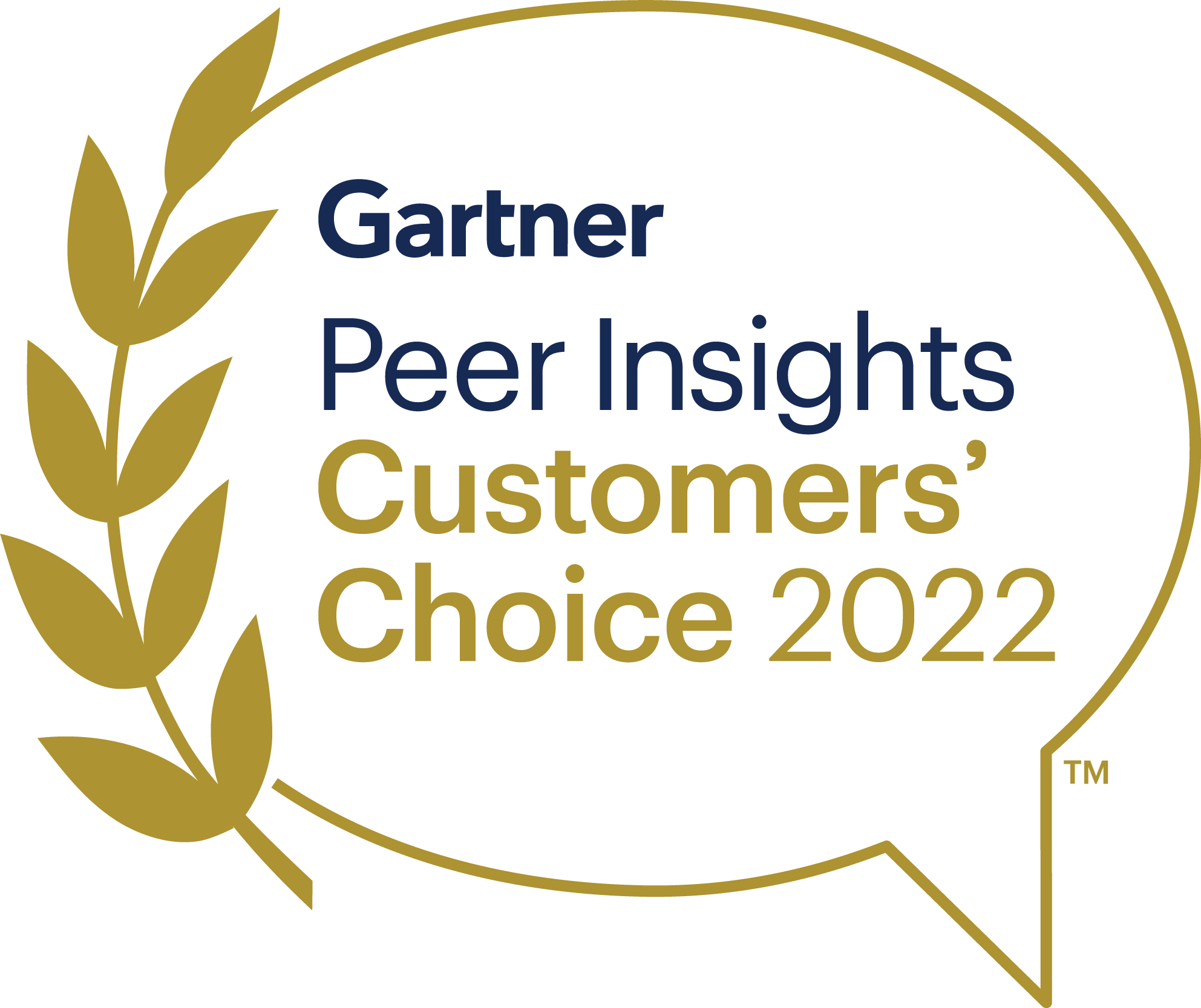 Gartner Peer Insights Customers' Choice 2022 badge